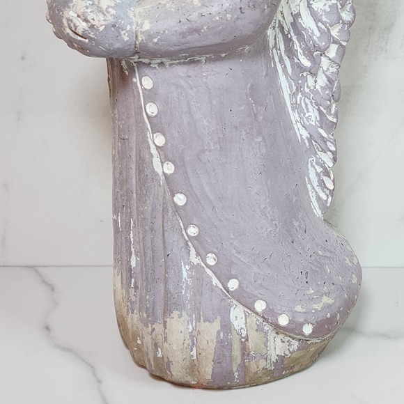 Retired Signed Isabel Bloom Hope Angel with Wings Candle Holder Sculpture 10" - Picture 8 of 10